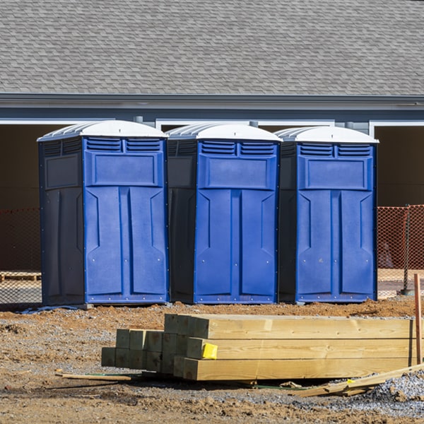 how can i report damages or issues with the portable restrooms during my rental period in Oljato-Monument Valley